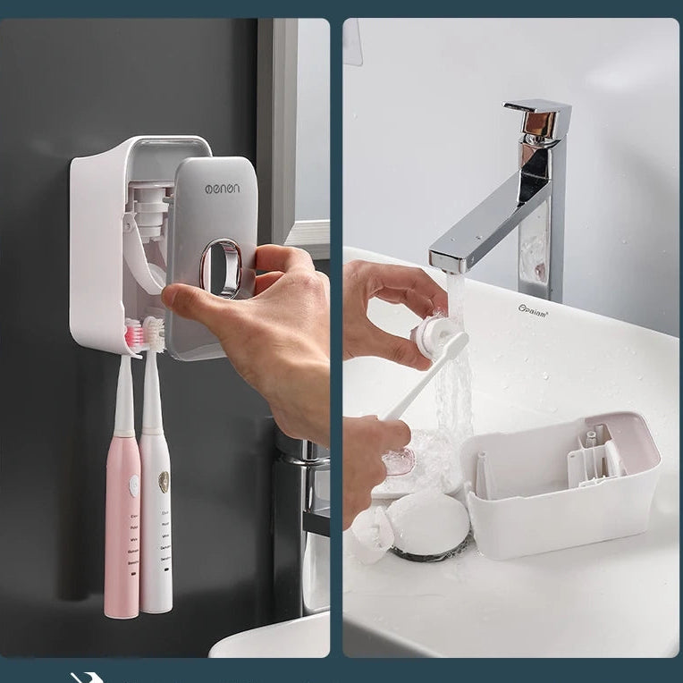 Automatic Toothpaste Dispenser and Holder