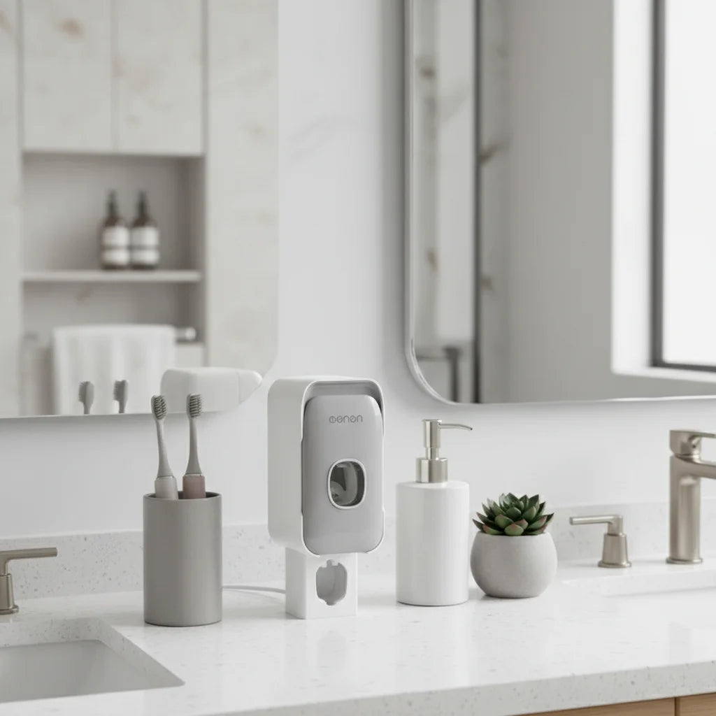 Automatic Toothpaste Dispenser and Holder